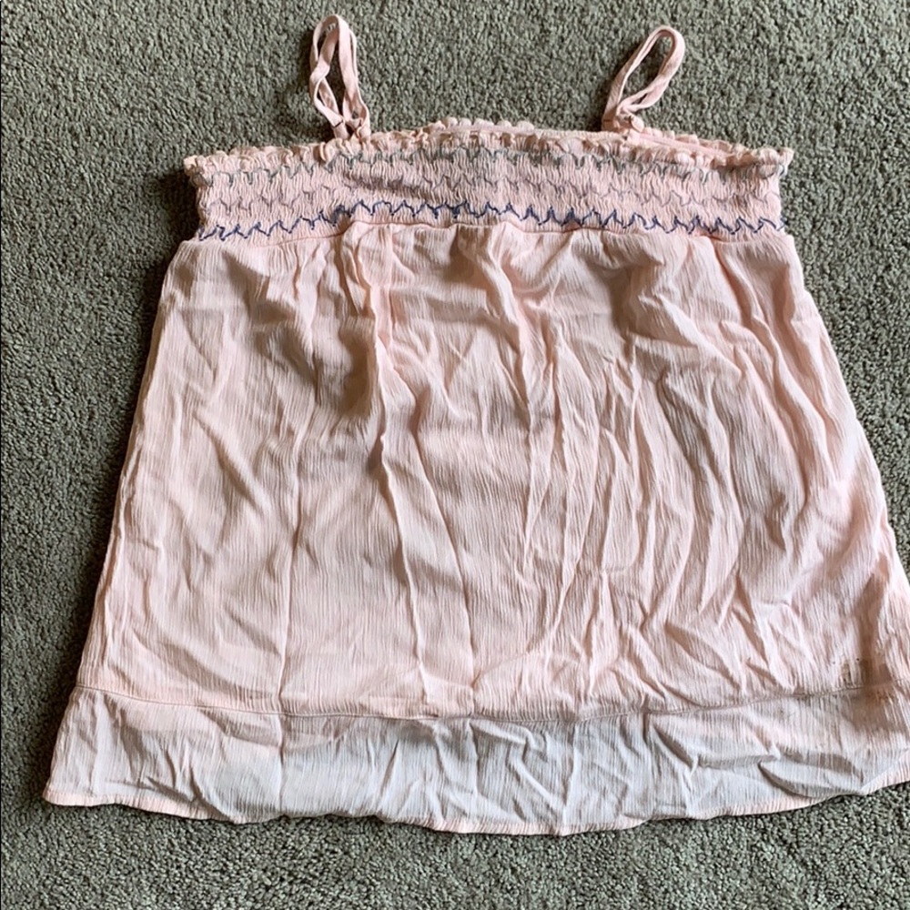 Pink Tank Top Adjustable Straps